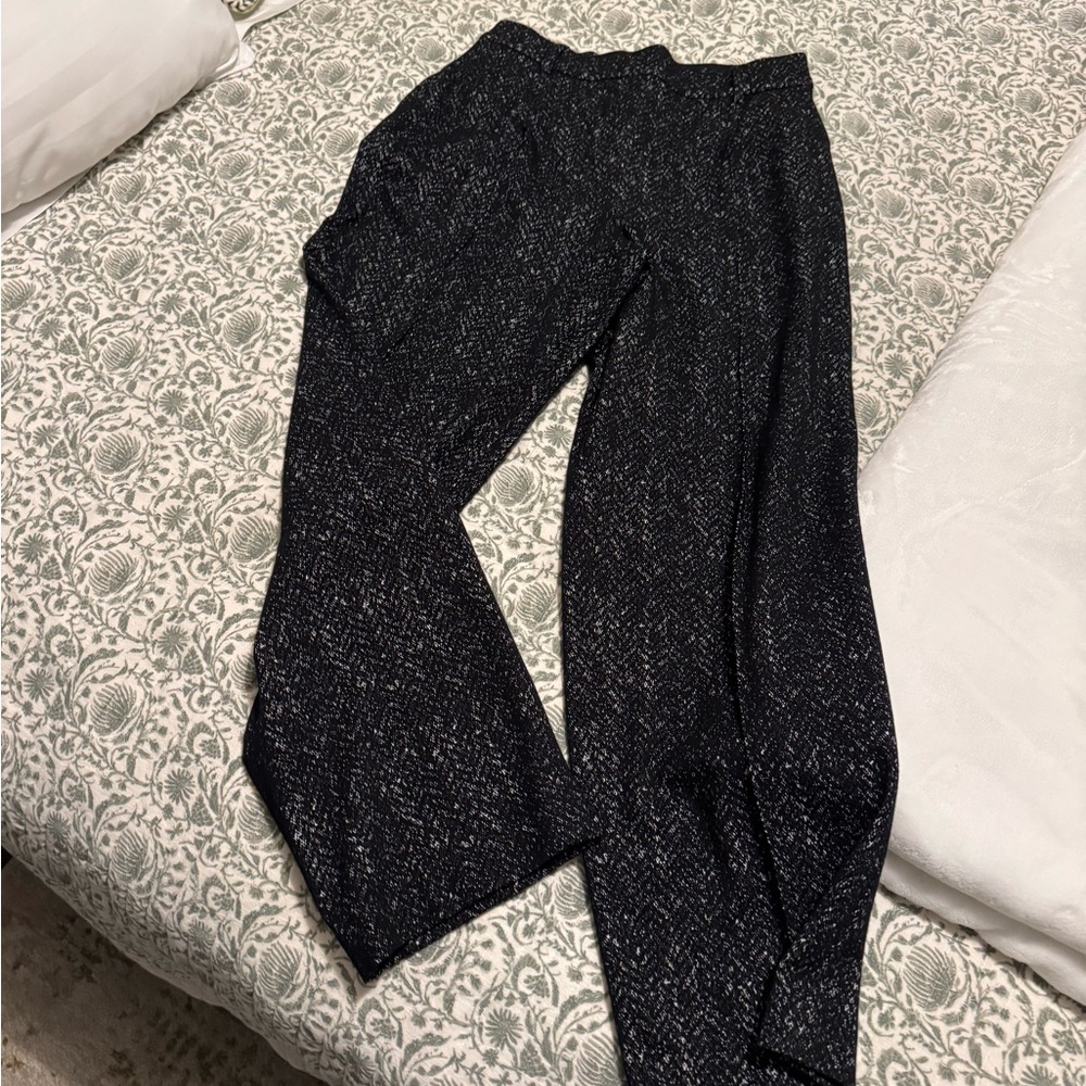 SPANX Charcoal Textured Women's Trousers
